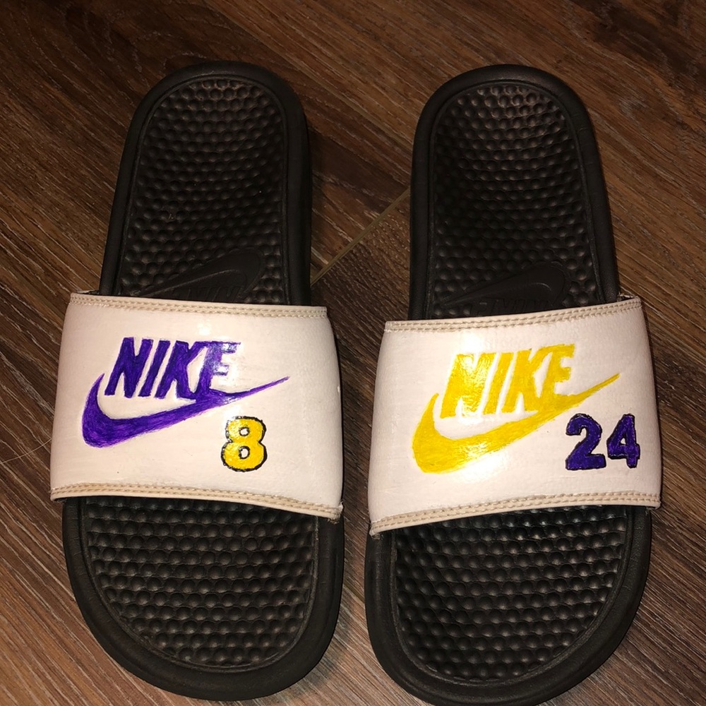 Kobe Bryant custom Nike slides